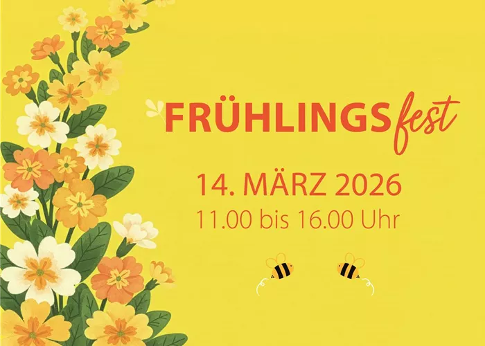 Frühlingsfest am 14. März
