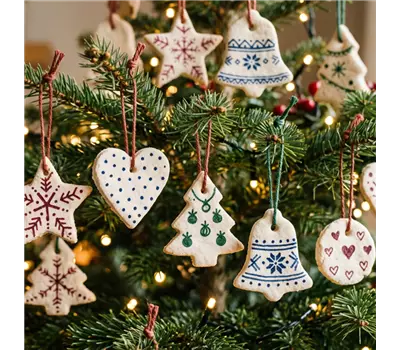 Weihnachtszauber aus Salzteig