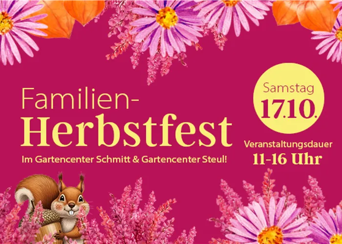Familien-Herbstfest im Gartencenter!
